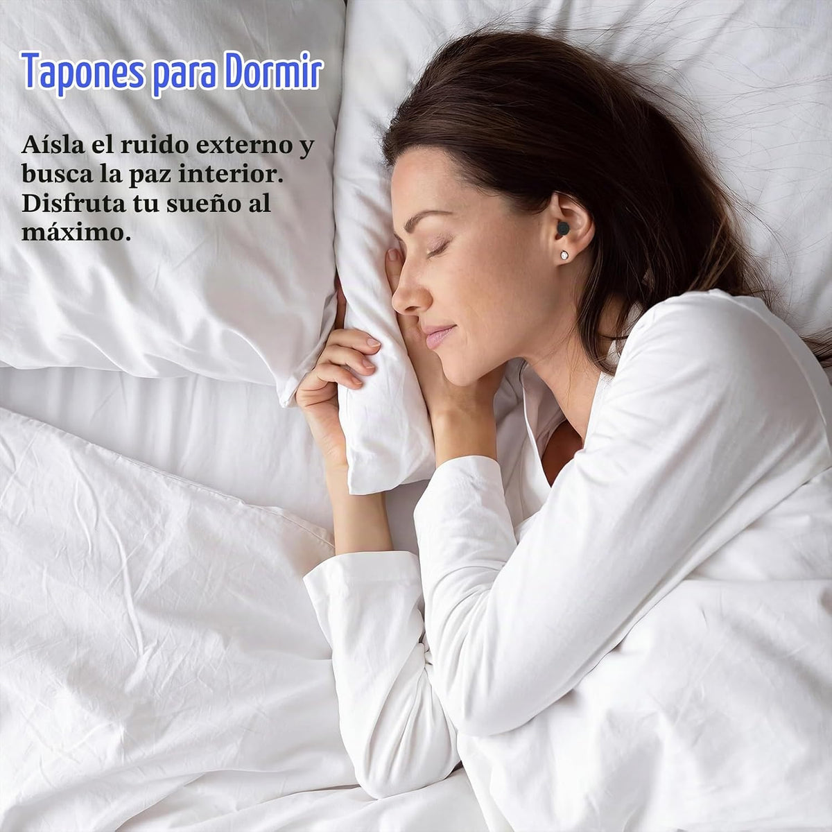 24 pares de tapones negros para los oídos NRR 29dB reutilizables de...