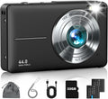Cámara digital, FHD 1080P apuntar y disparar cámara para niños adol...