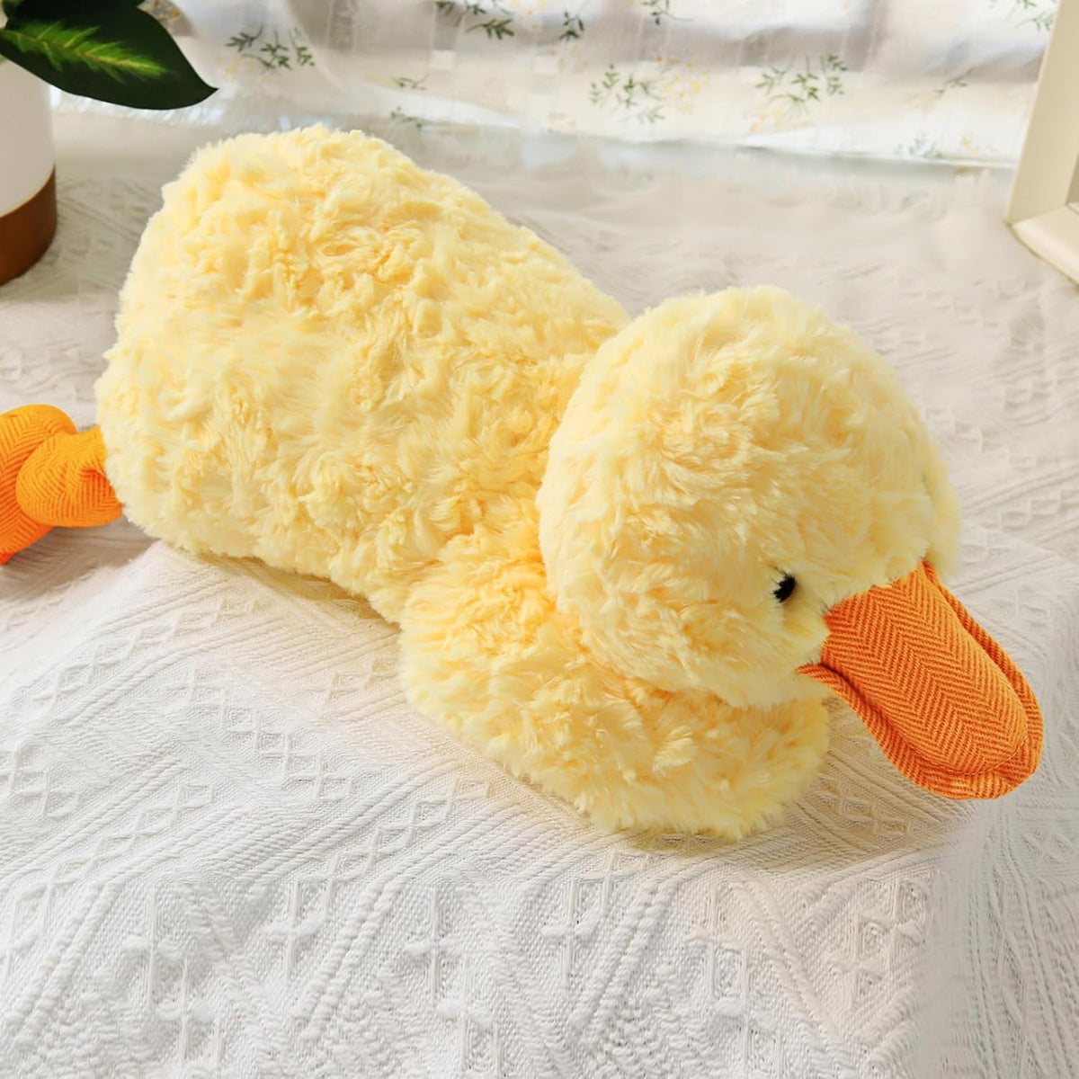 IFX24 Peluche de pato suave con peso de 20.5 pulgadas, 2 libras, ju...