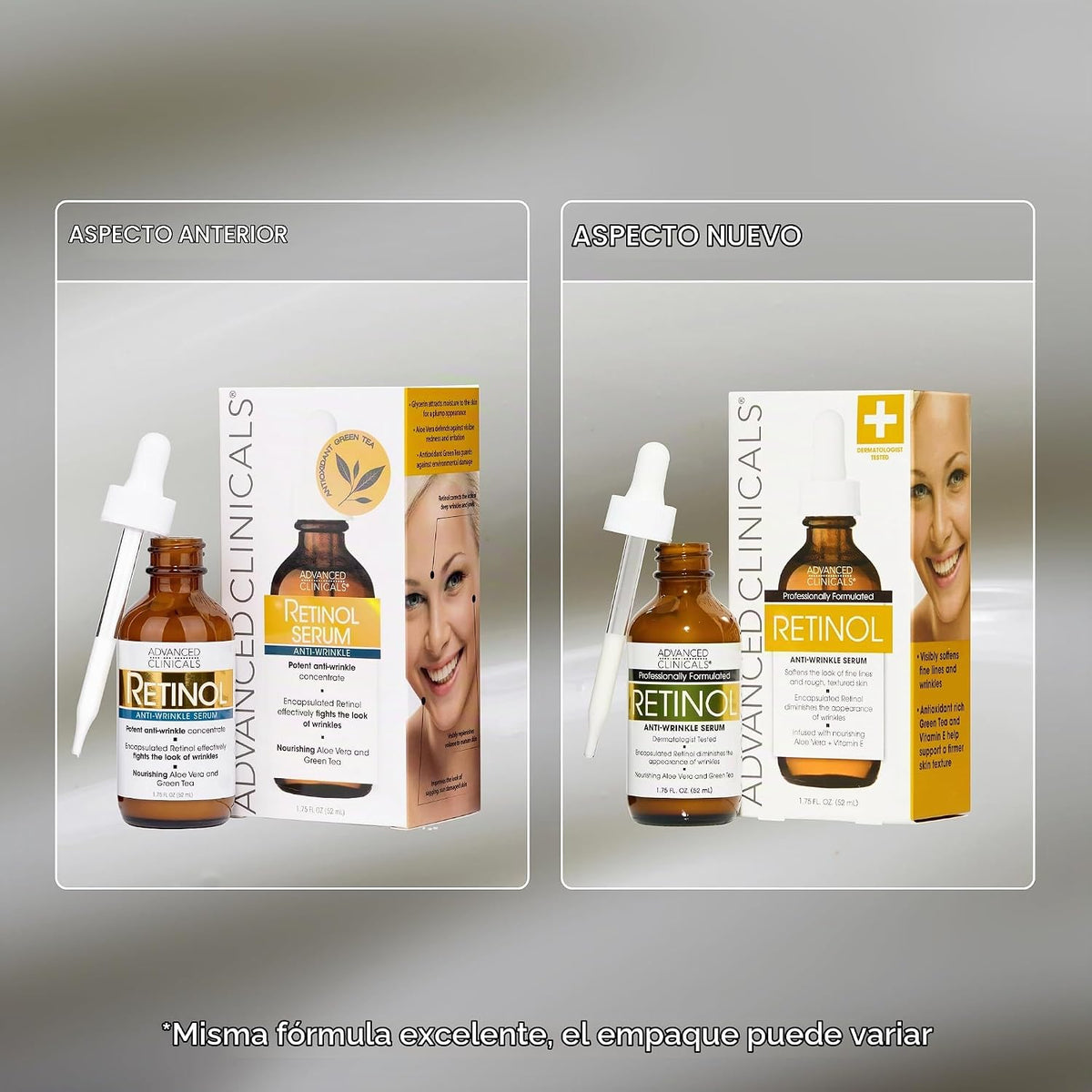 Advanced Clinicals Suero de retinol para la cara | Suero de retinol...
