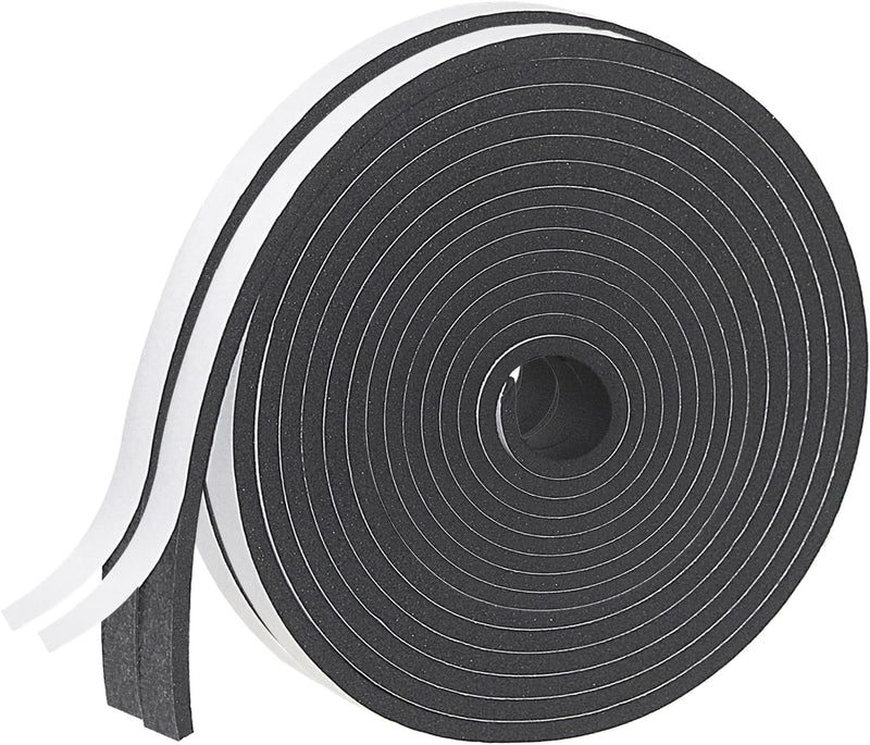Cinta de Aislamiento de Espuma Autoadhesiva, 1\/4 Pulgada x 1\/4 Pu...