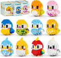 IBLOTIME Micro Parrot Building Sets Pascua Paquete de 10 Mini Bird...