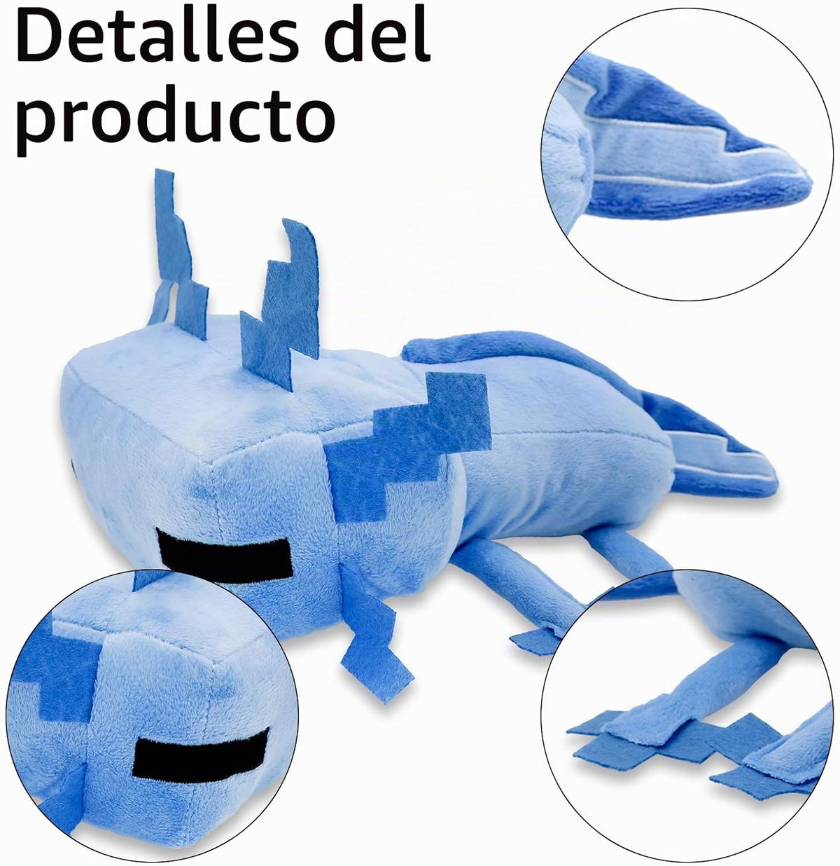 XSLWAN Peluche de Axolotl Azul, Peluche de Axolotl Verde, Peluche d...