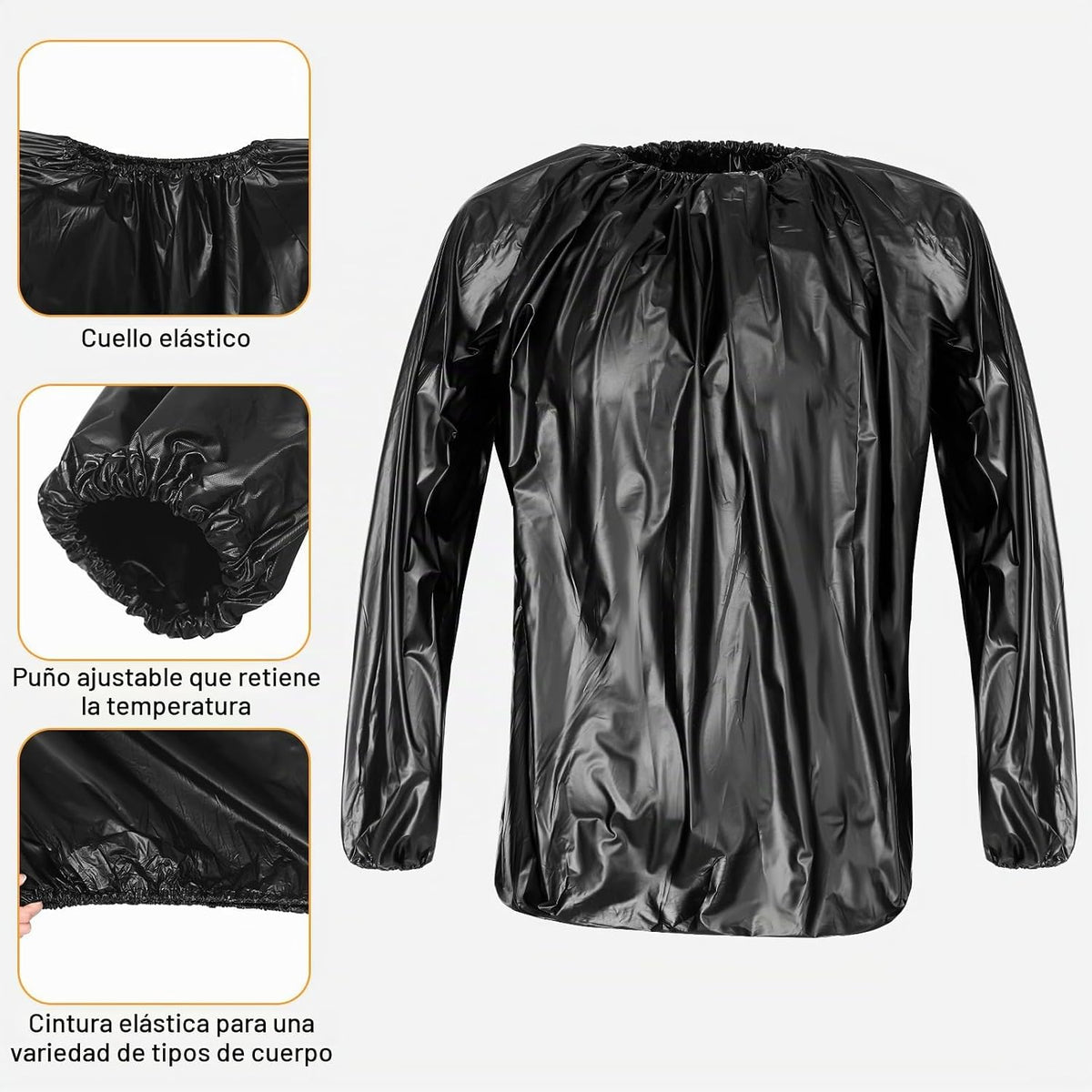 Cozypower Traje de sauna de tamaño con bolsa de almacenamiento con...