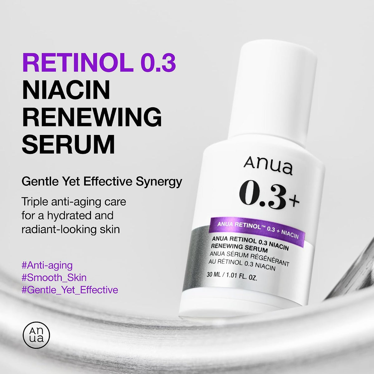 Suero Anua Retinol para una textura suave y renovada, 1.01 fl oz |...