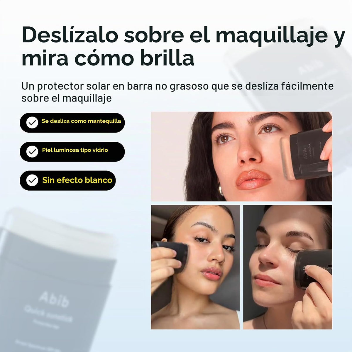 Abib Barra de protección rápida SPF50+ de amplio espectro, protecto...
