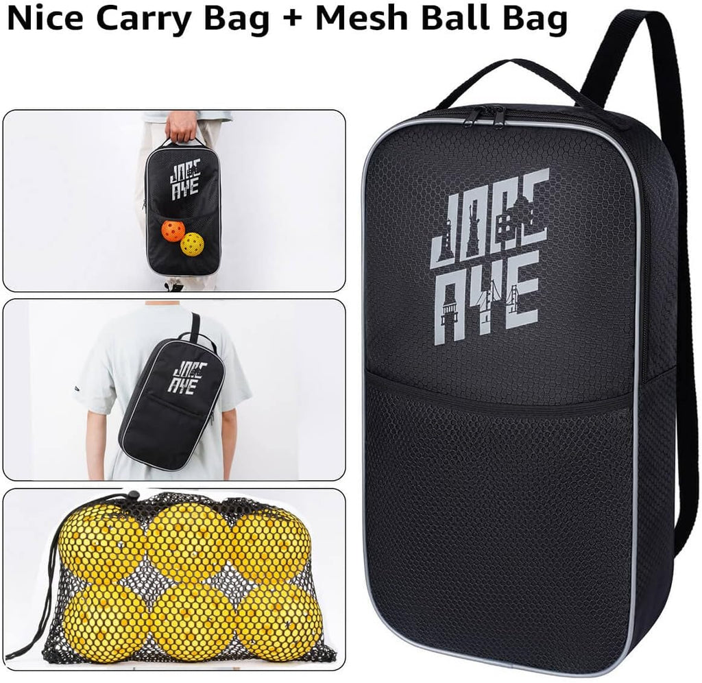 JoncAye Juego de 4 o 2 paletas de Pickleball, raquetas de fibra de...