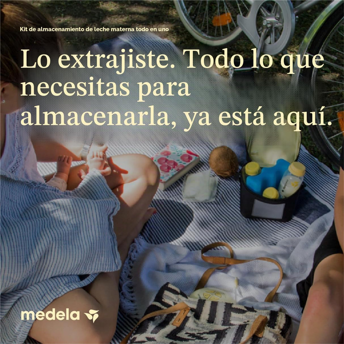 Medela Juego de almacenamiento de leche materna todo en uno, baby s...