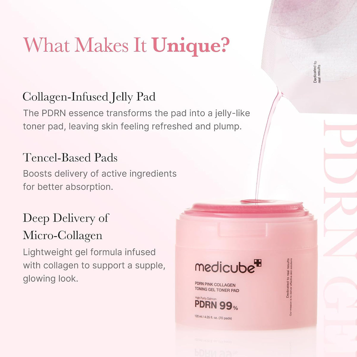medicube PDRN Jelly Duo - Mascarilla de gel de colágeno PDRN y almo...