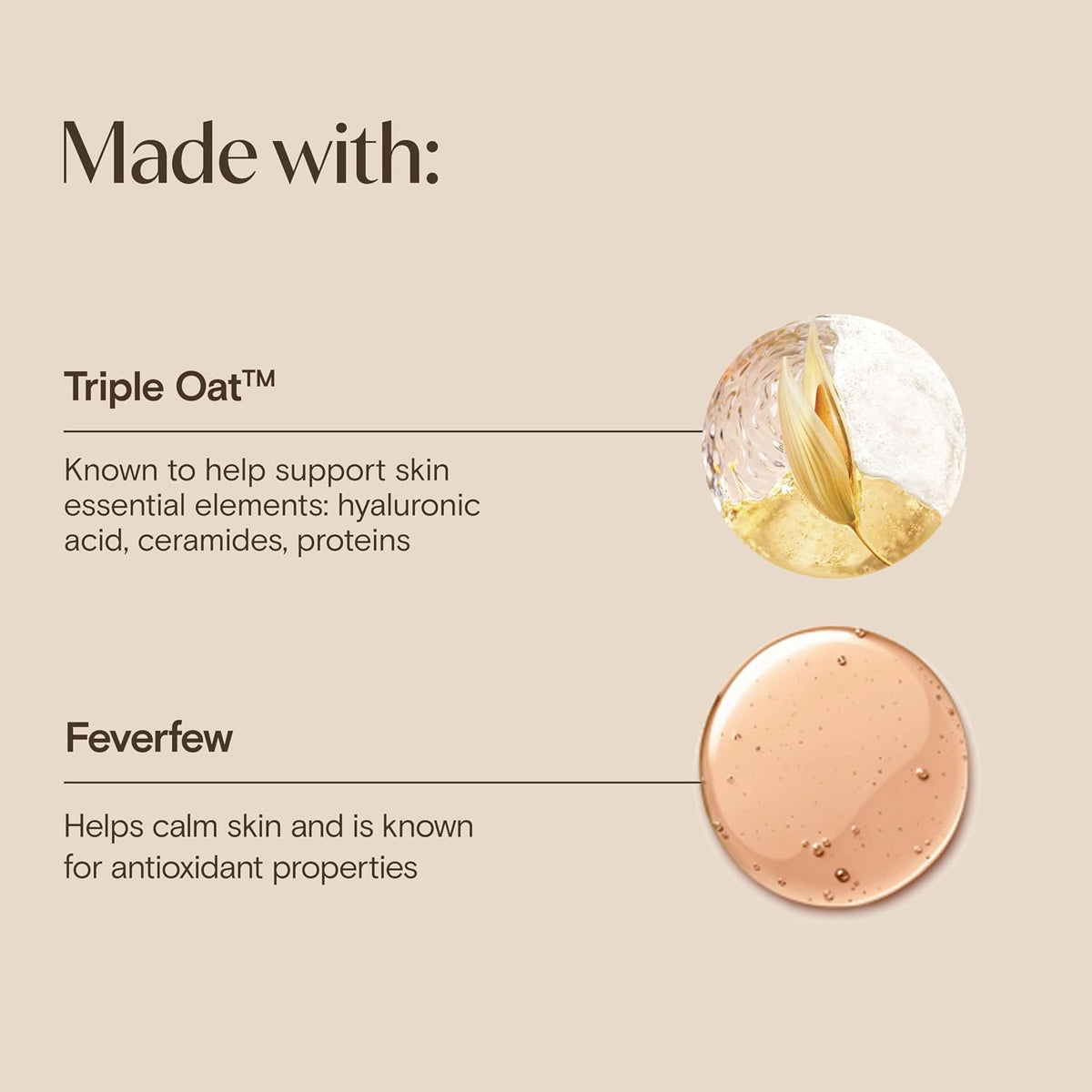 Aveeno Calm + Restore Triple Oat Face Serum, 1 fl. onz | Piel sensi...