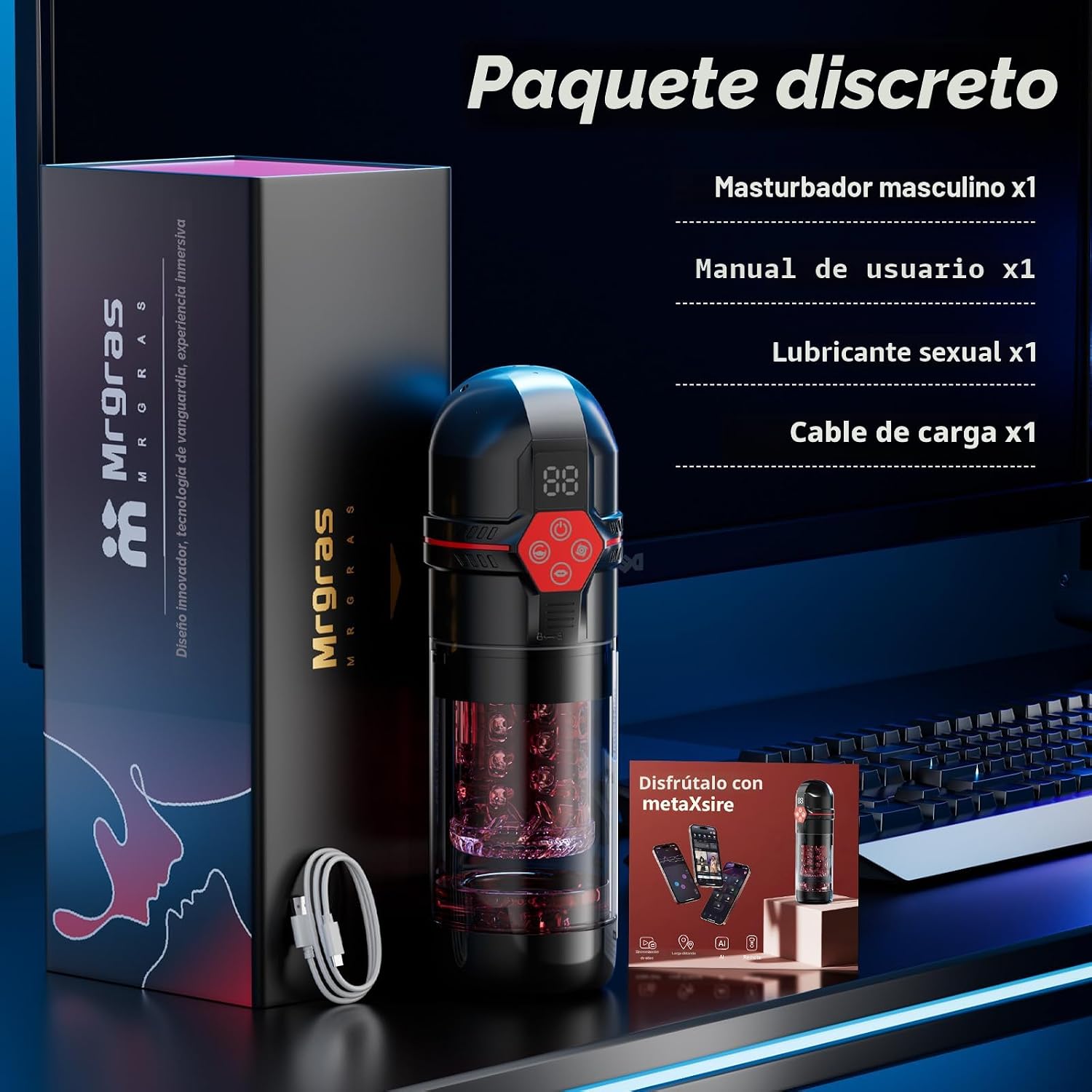 Mrgras Bomba de pene masturbador masculino \u2013 AI Sync Juguetes...