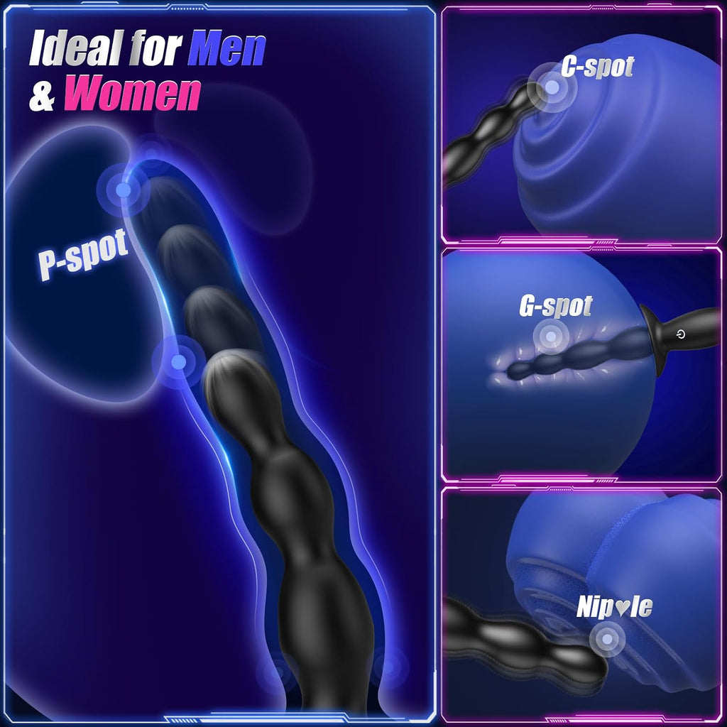 BEISAR Vibrador Anal Masajeador de Próstata - Apto para Principiant...