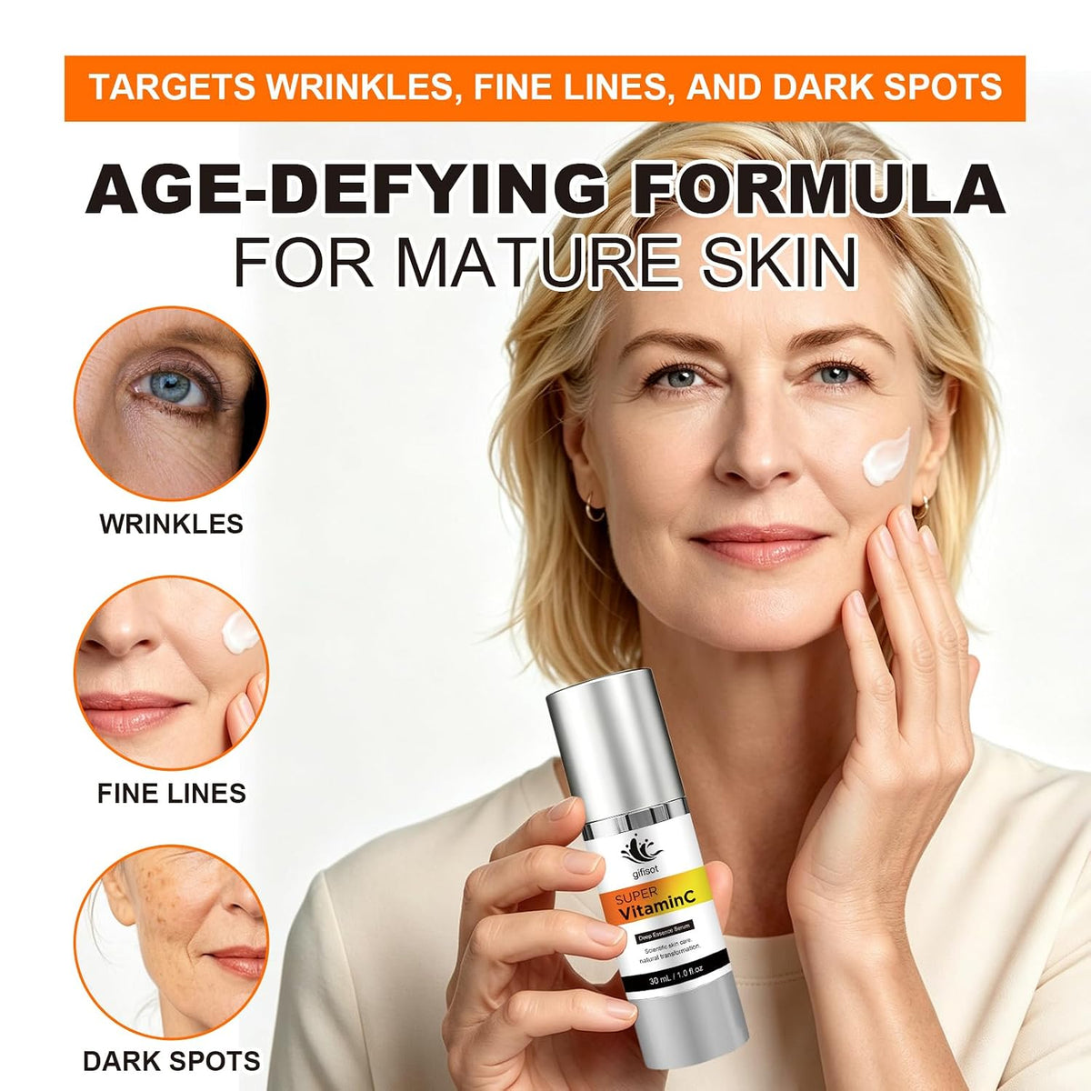 Suero de súper vitamina C y retinol para piel madura \u2013 Tratami...