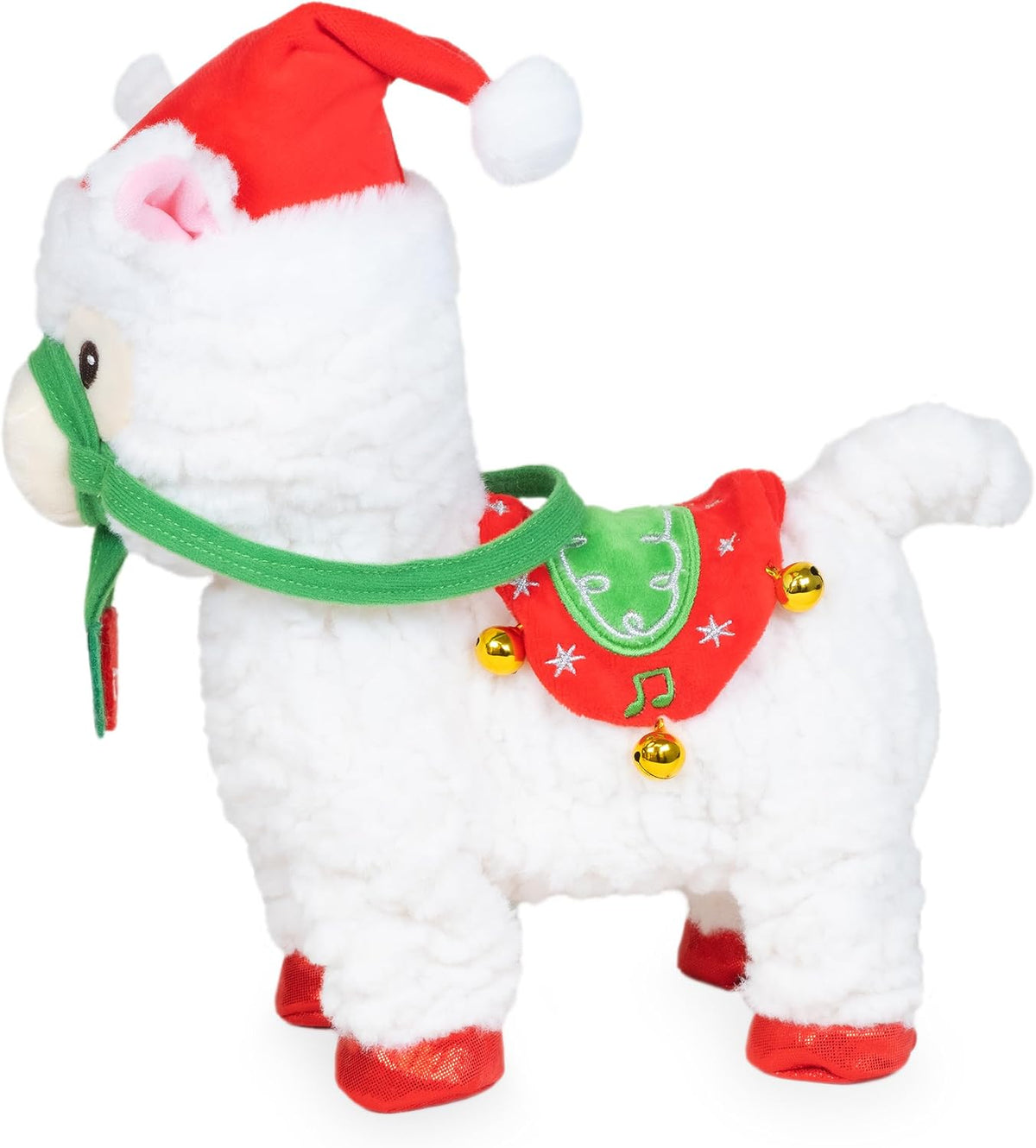 Cuddle Barn - Navidad Nico | Juguete de llama de peluche musical pa...