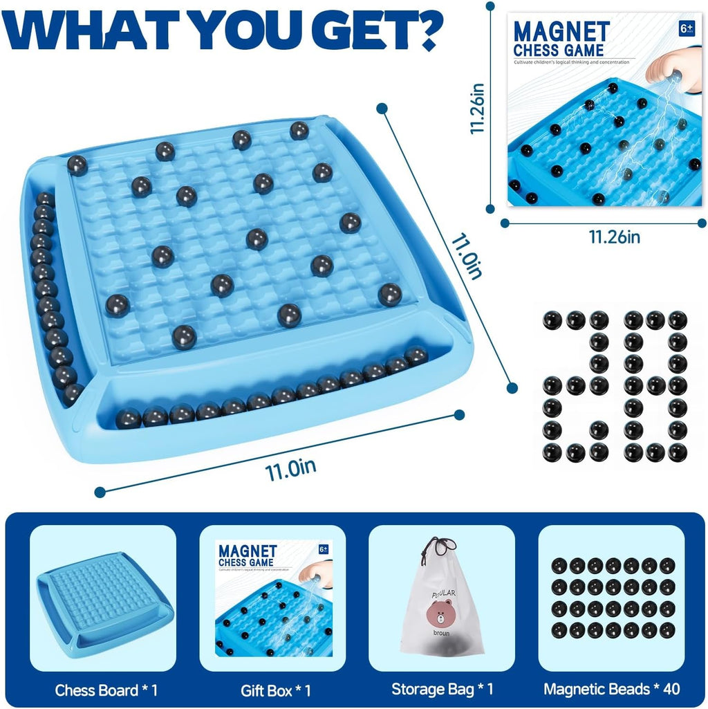 Juego magnético, juego de mesa para niños de 8 a 12 años, juegos ma...