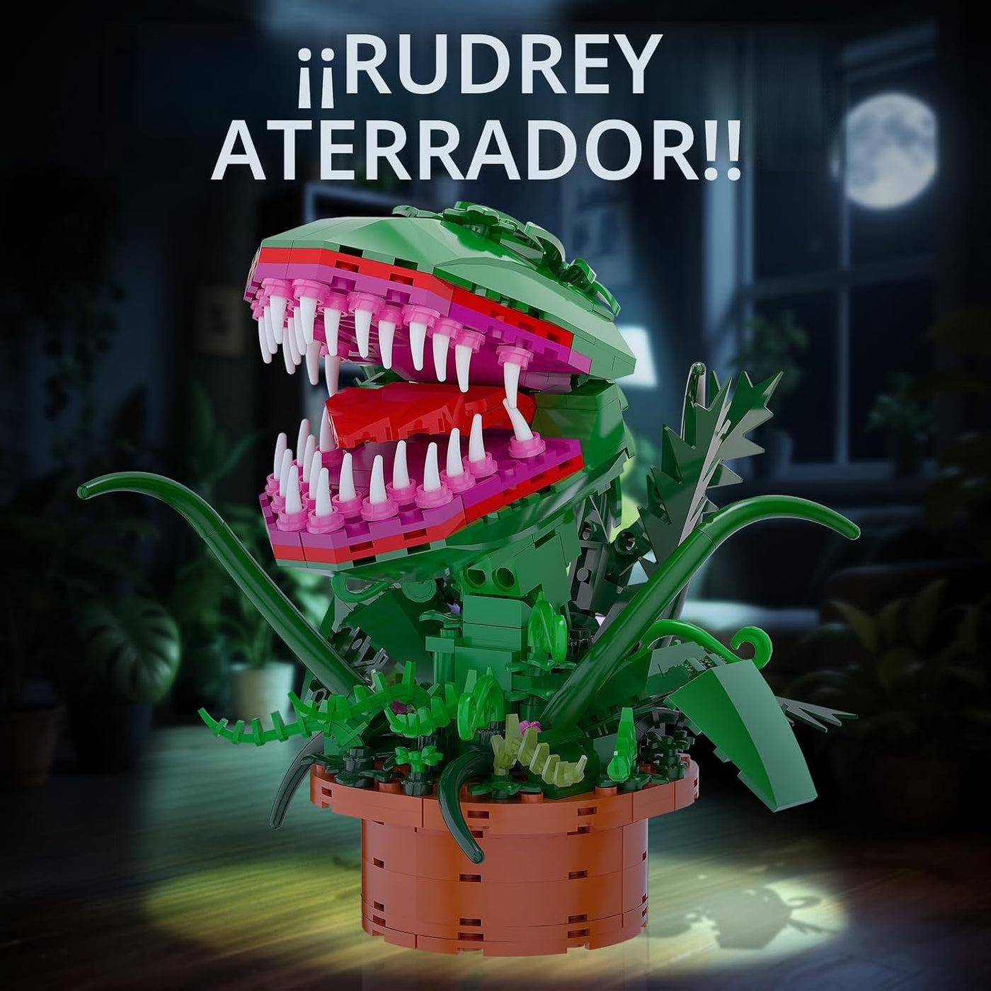 Buildify Audrey II Flor Caníbal
