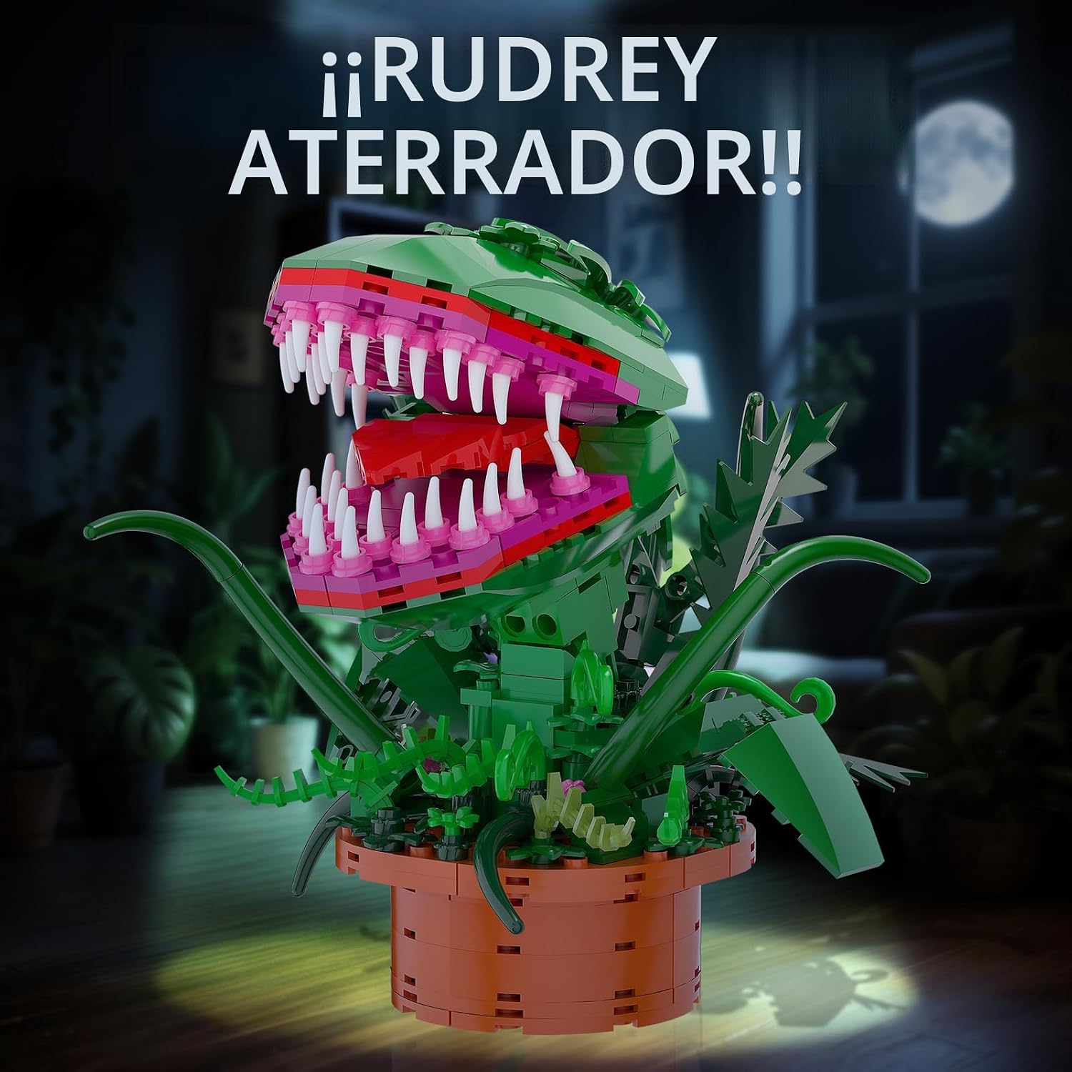 Set de bloques de construcción de Audrey 2 Flor Caníbal, Little Sho...