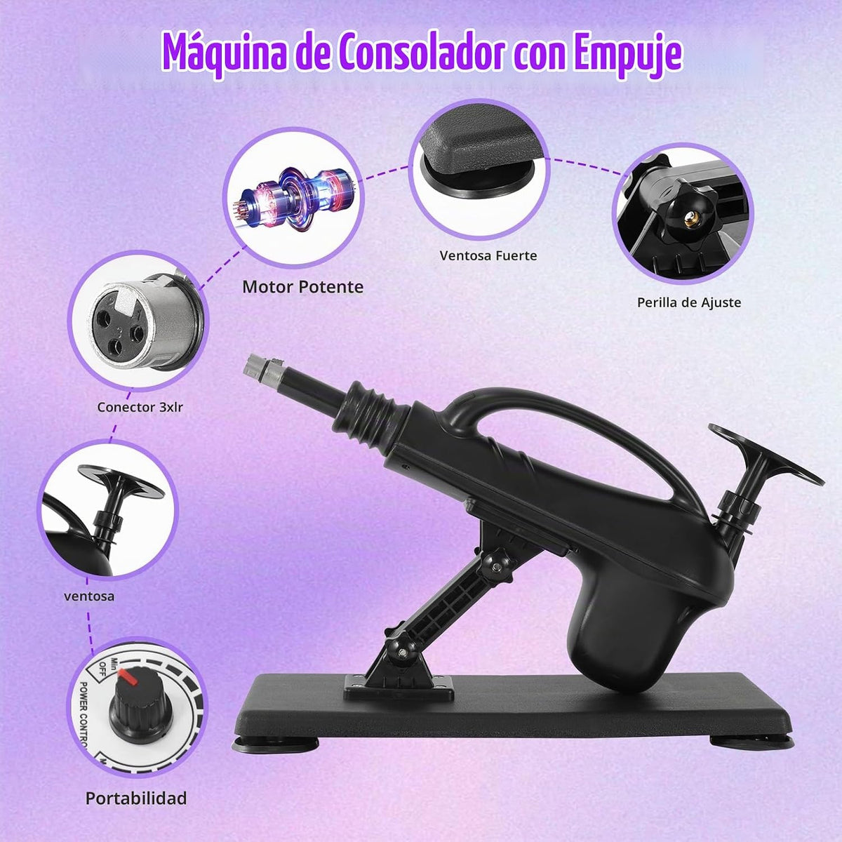 Amausen Máquina sexual de consolador de calefacción y vibración con...