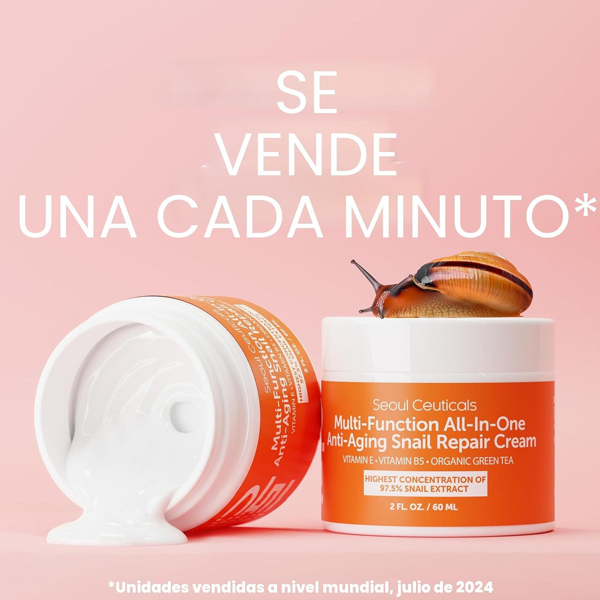 SeoulCeuticals Crema hidratante facial coreana con mucina de caraco...