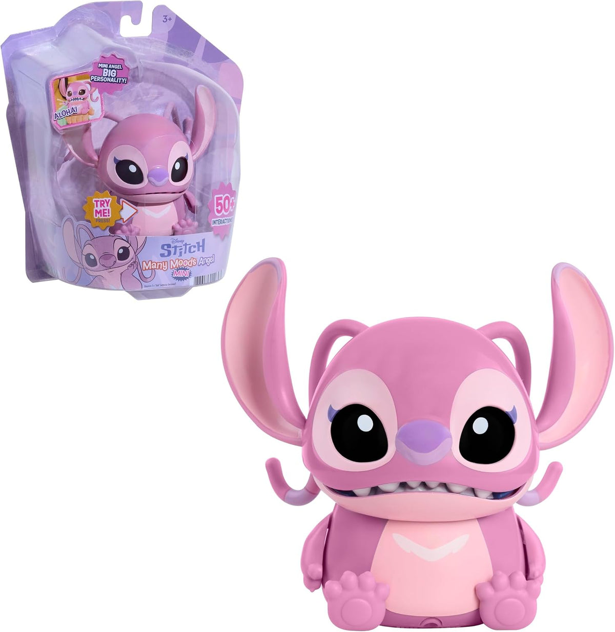 Juguete interactivo Disney Stitch Many Moods Mini Angel | Más de 50...
