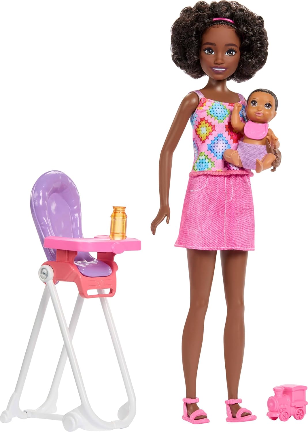 Barbie Skipper Babysitters Inc. Juego con muñeca morena | Muñeca mo...