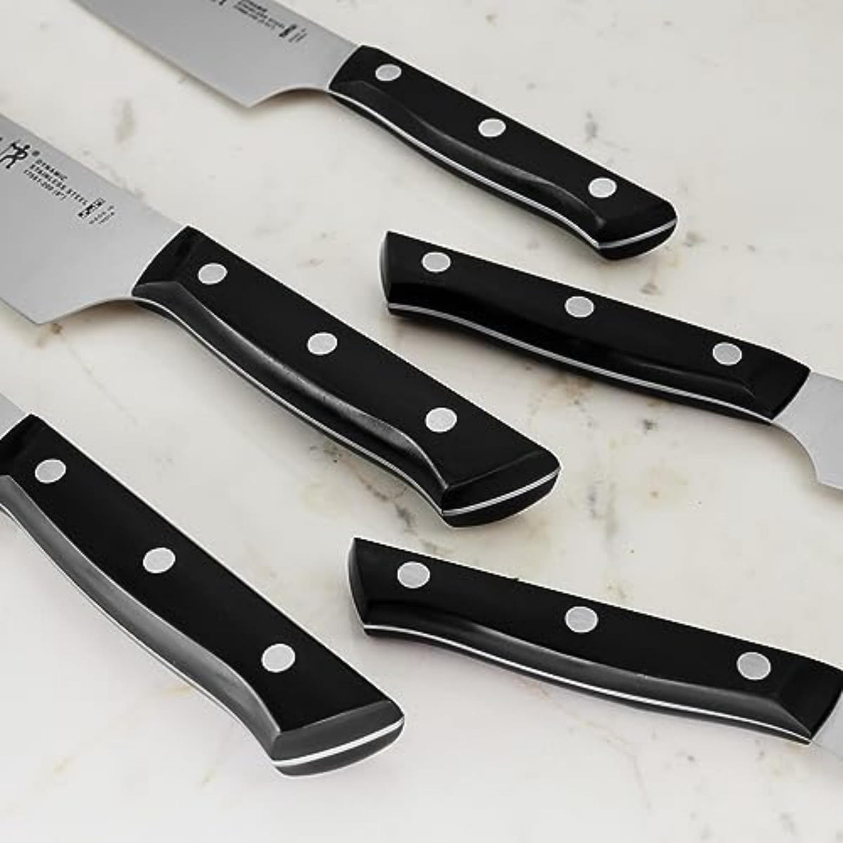 HENCKELS Dynamic Razor-Sharp - Juego de cuchillos de 7 piezas, cuch...