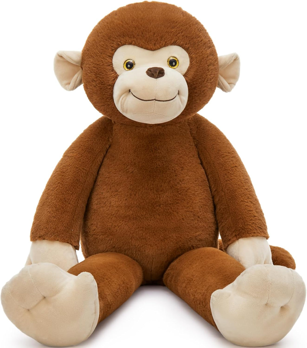 Tezituor Juguetes de mono de peluche de 1.45kg, mono gigante de 1 m...