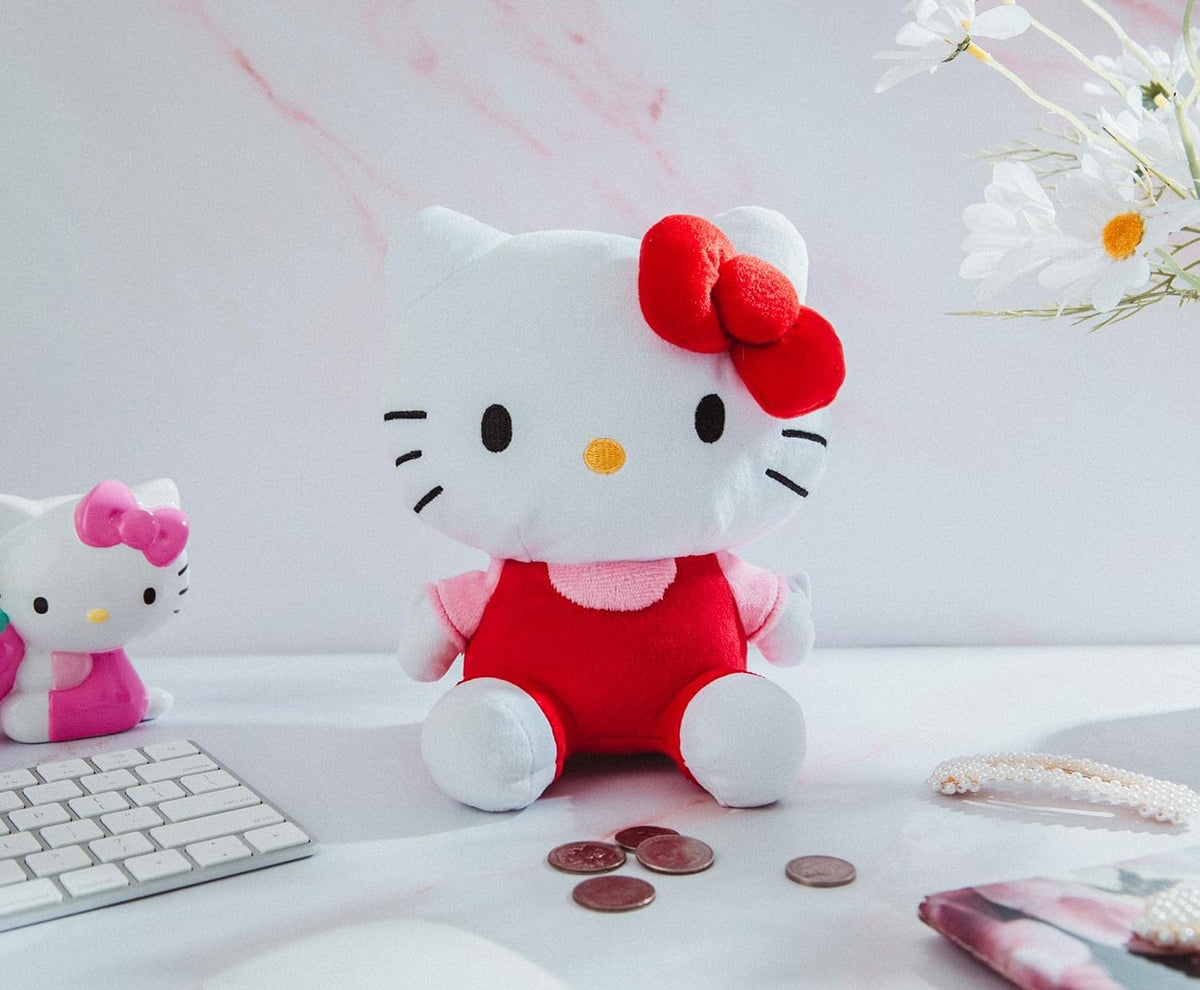 Silver Buffalo Sanrio Hello Kitty en Pose de Sentarse Banco de Mone...