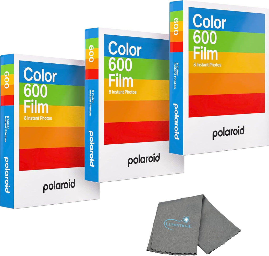 Polaroid Paquete de 3 películas instantáneas a color para cámaras d...