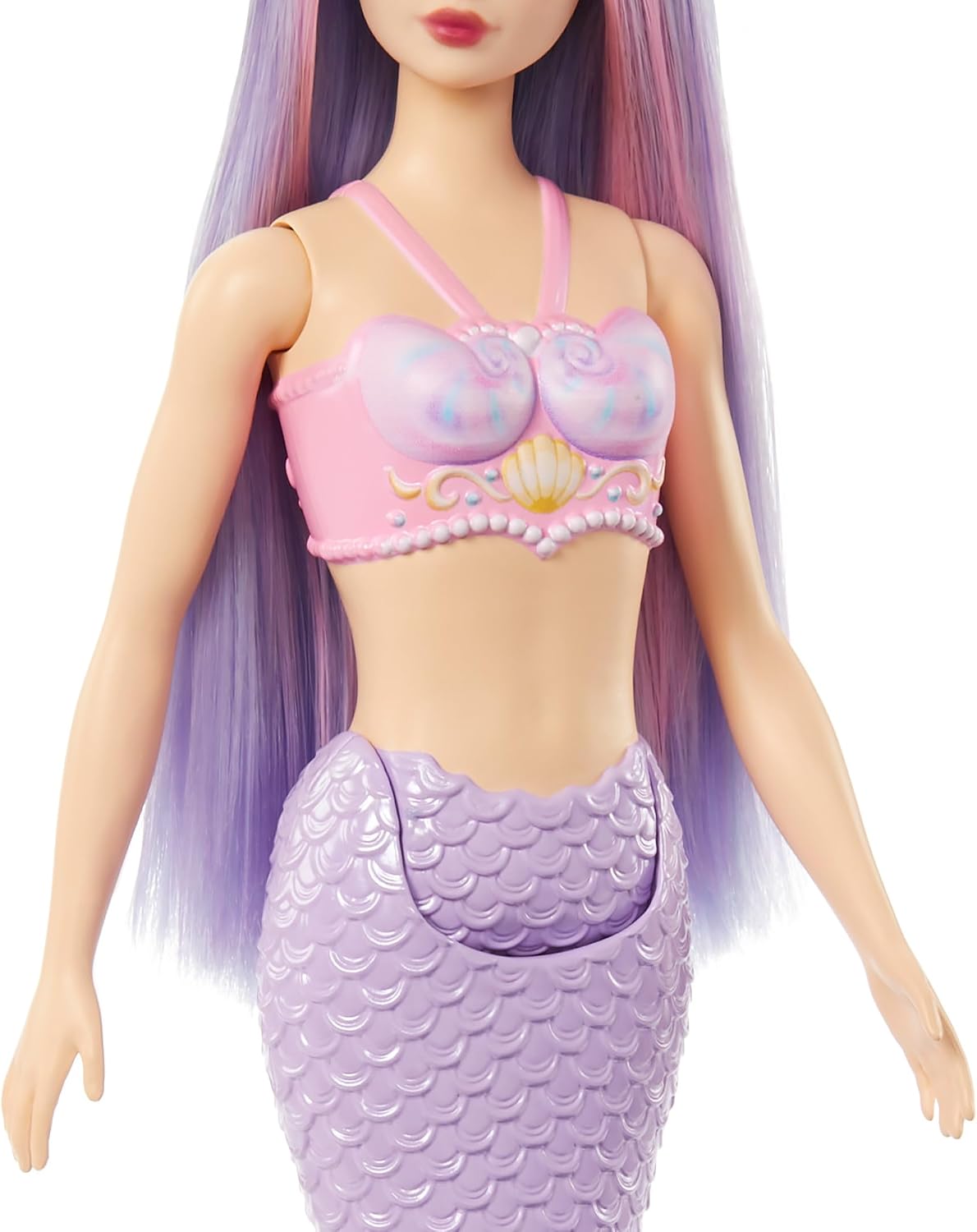 Barbie Muñeca de sirena con accesorio de pelo y diadema de fantasía...