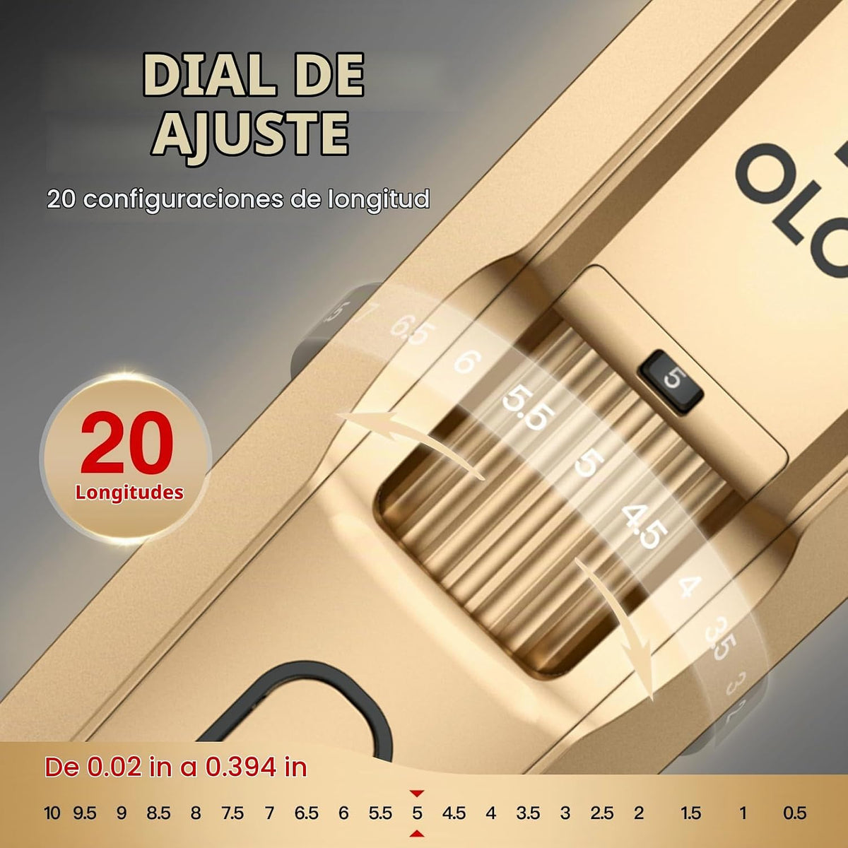 OLOV X Recortadora de barba para hombre - Recortador todo en uno co...