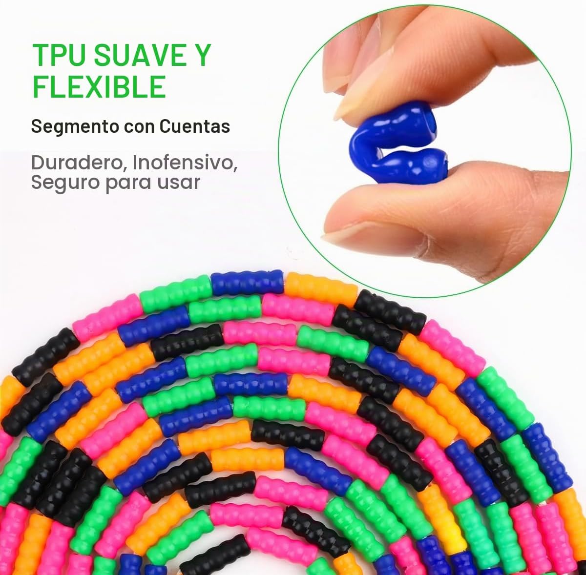 Coolrunner Cuerda de saltar de 16 pies de largo (paquete de 2), cue...