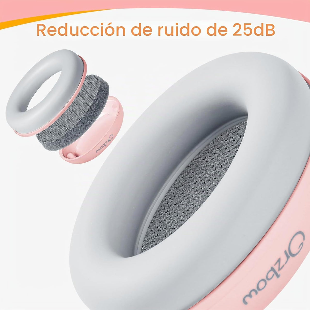 Protección de oídos 2 en 1 para bebés de hasta 48 meses, auriculare...