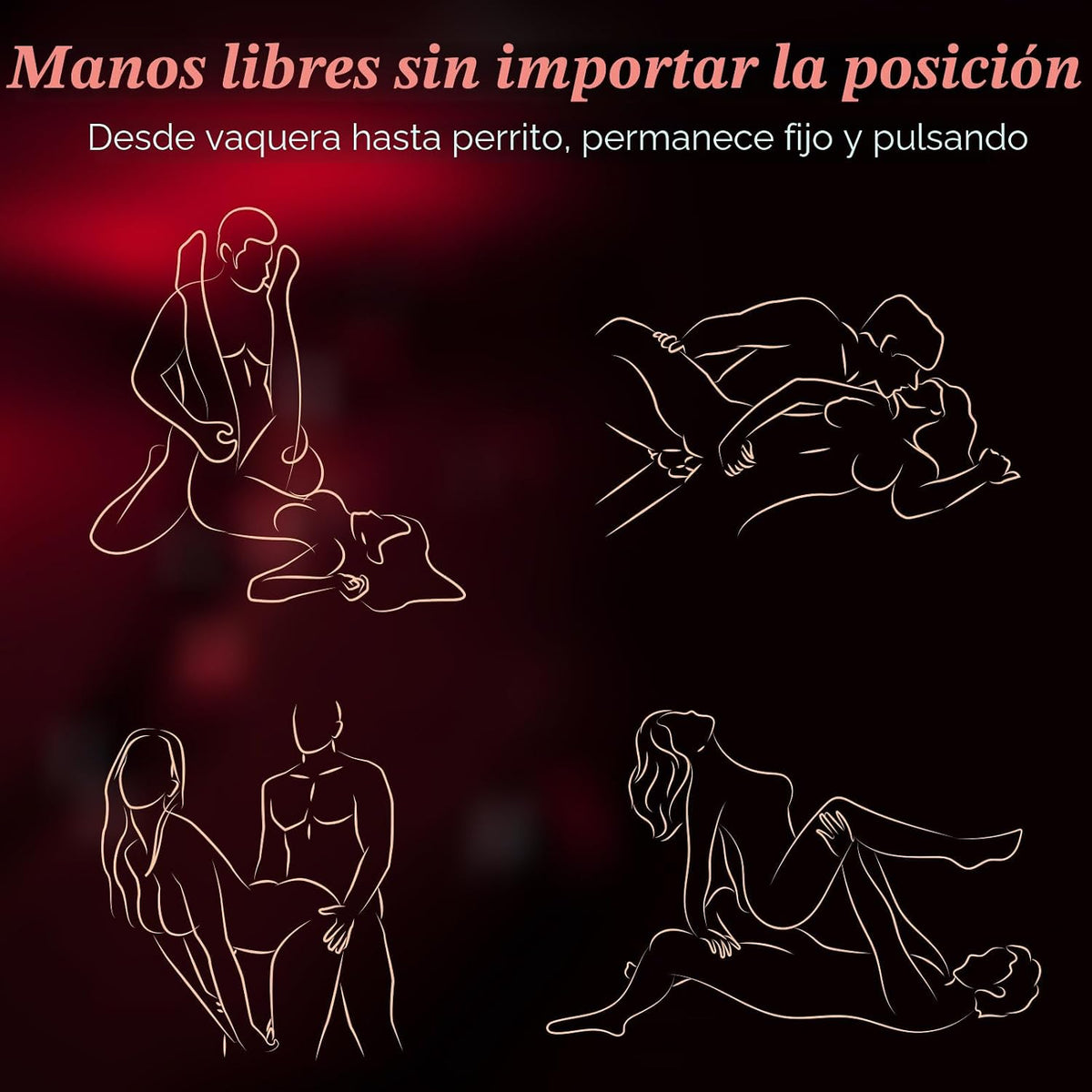 Juguetes sexuales para parejas con forma de rosa, control remoto po...