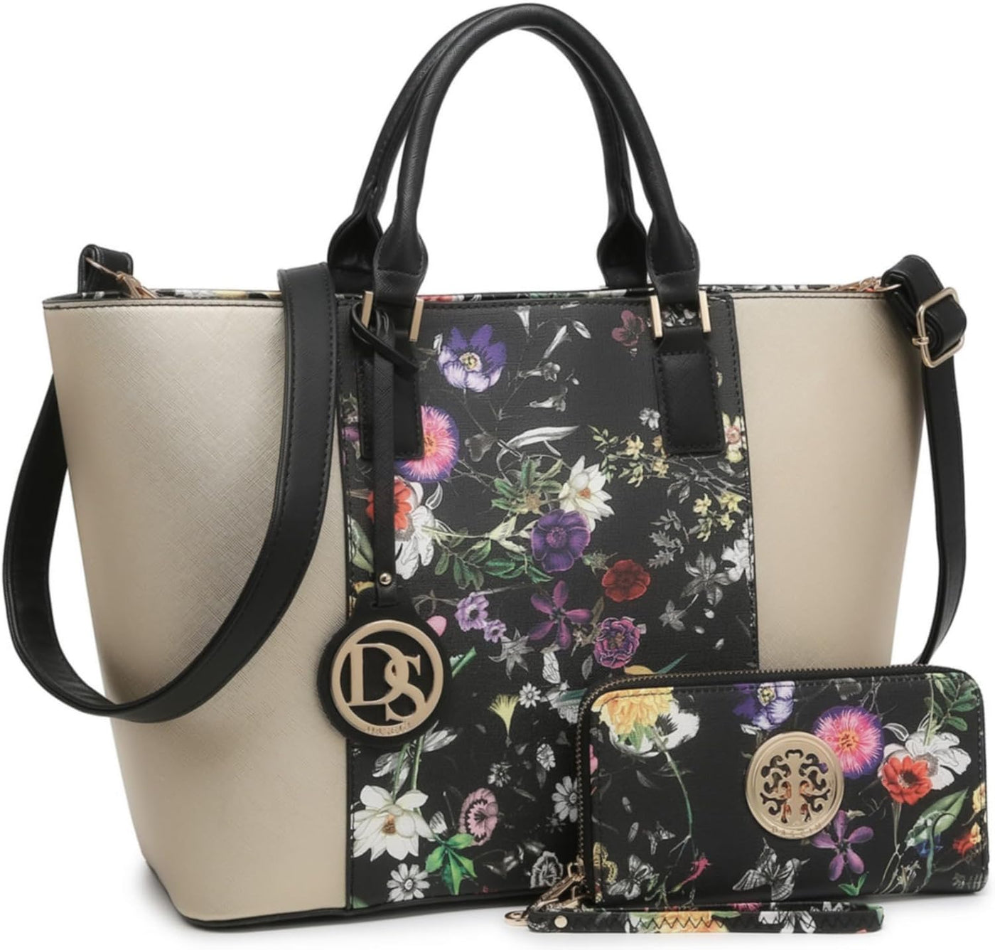 Dasein Women's Handbag, Large Shoulder Tote Bag, Satchel Purse | wi...