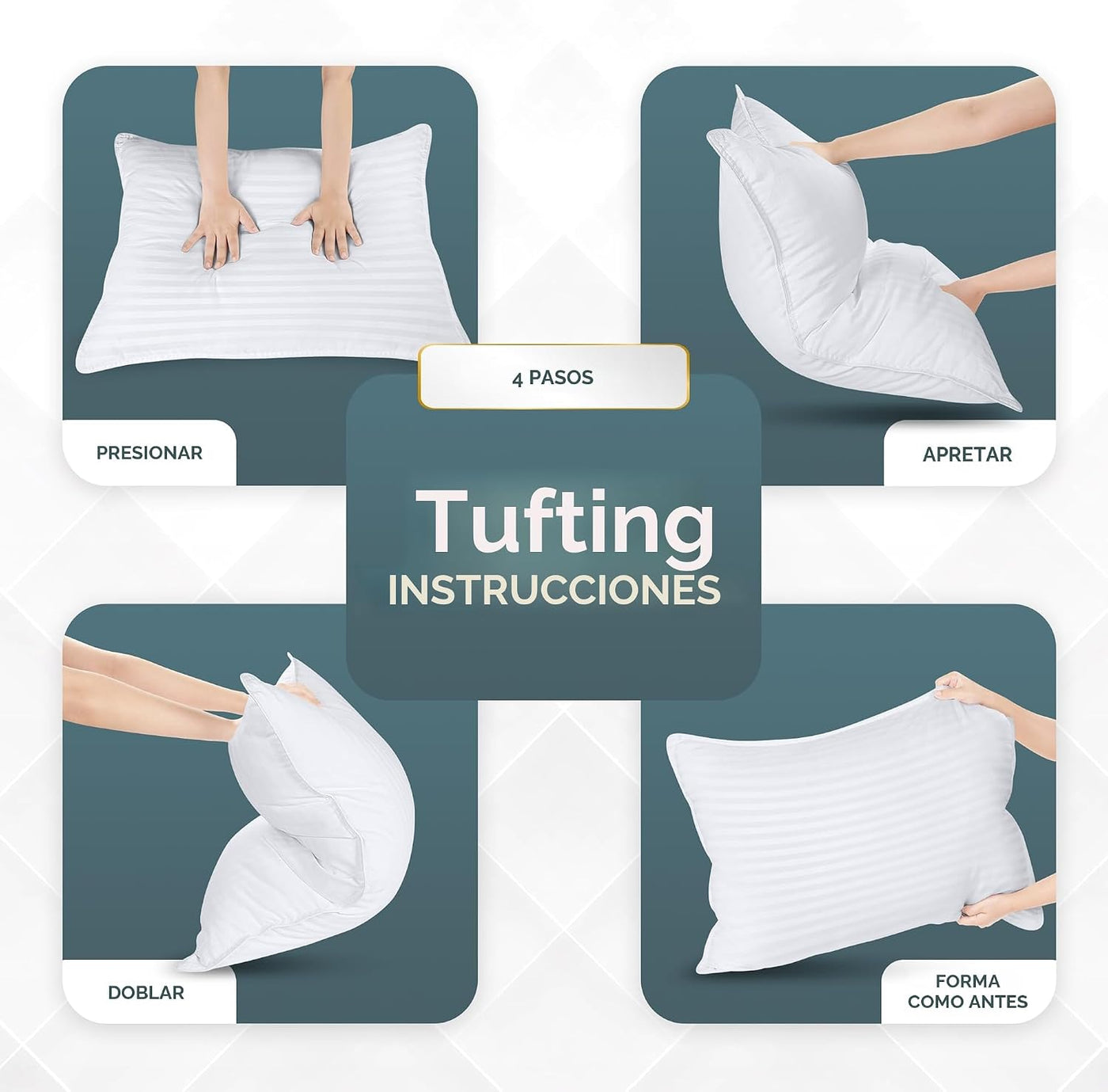 Utopia Bedding - Almohadas de cama para dormir de tamaño estándar (...