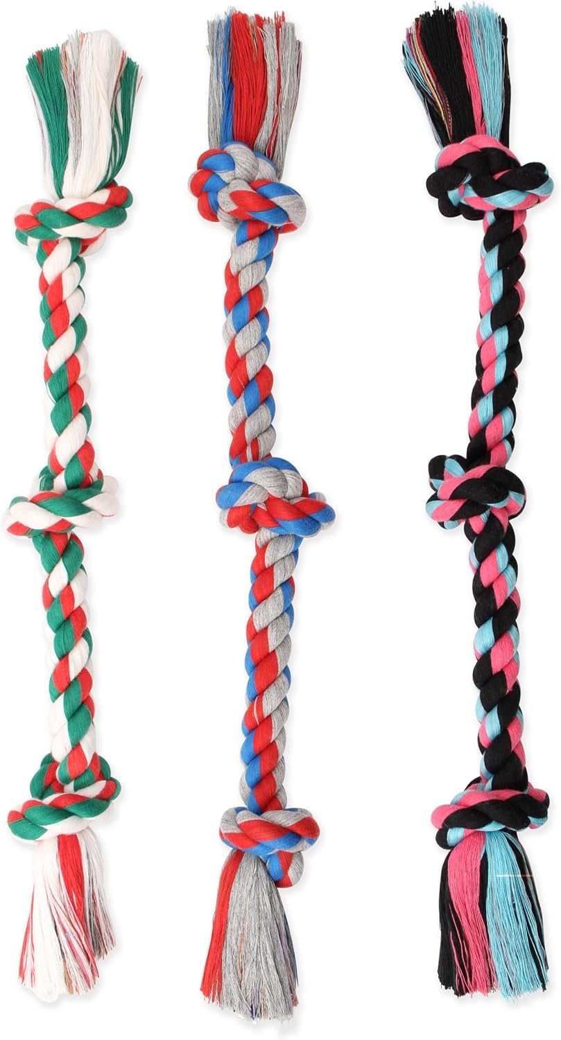 Mammoth Soga, Mordisco de algodón para tironear con 3 nudos, M