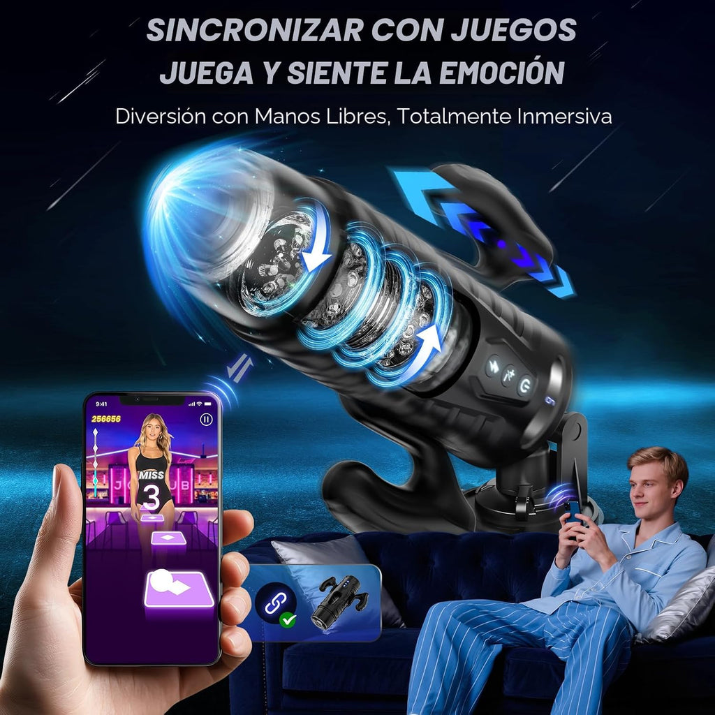 EINSEO AI Masturbador masculino automático Juguetes sexuales para h...
