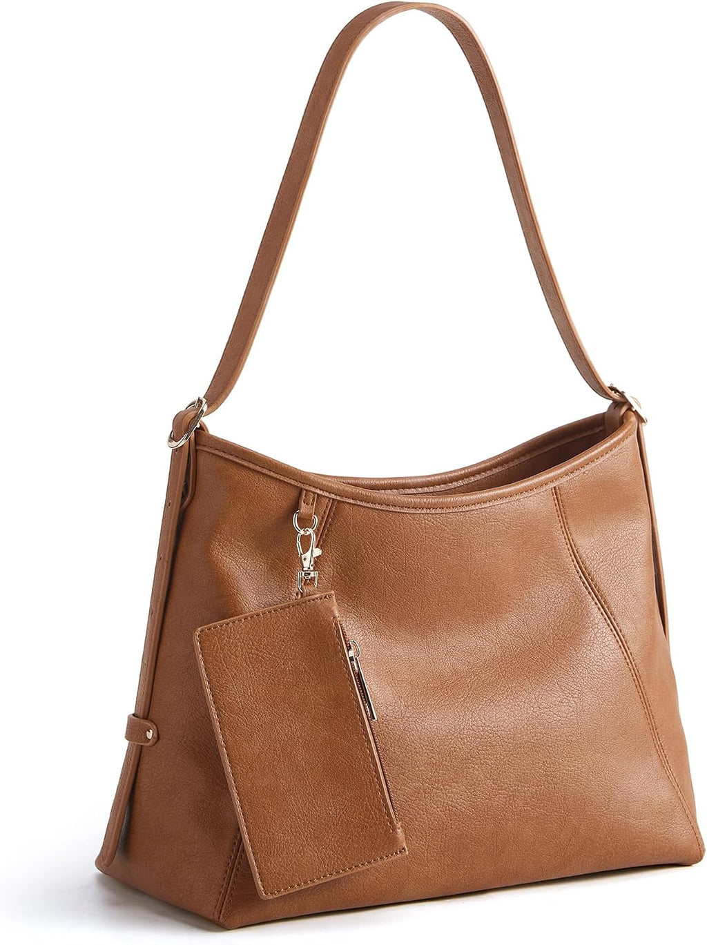 Missnine Bolso Hobo para mujer de piel sintética, bolso cruzado con...