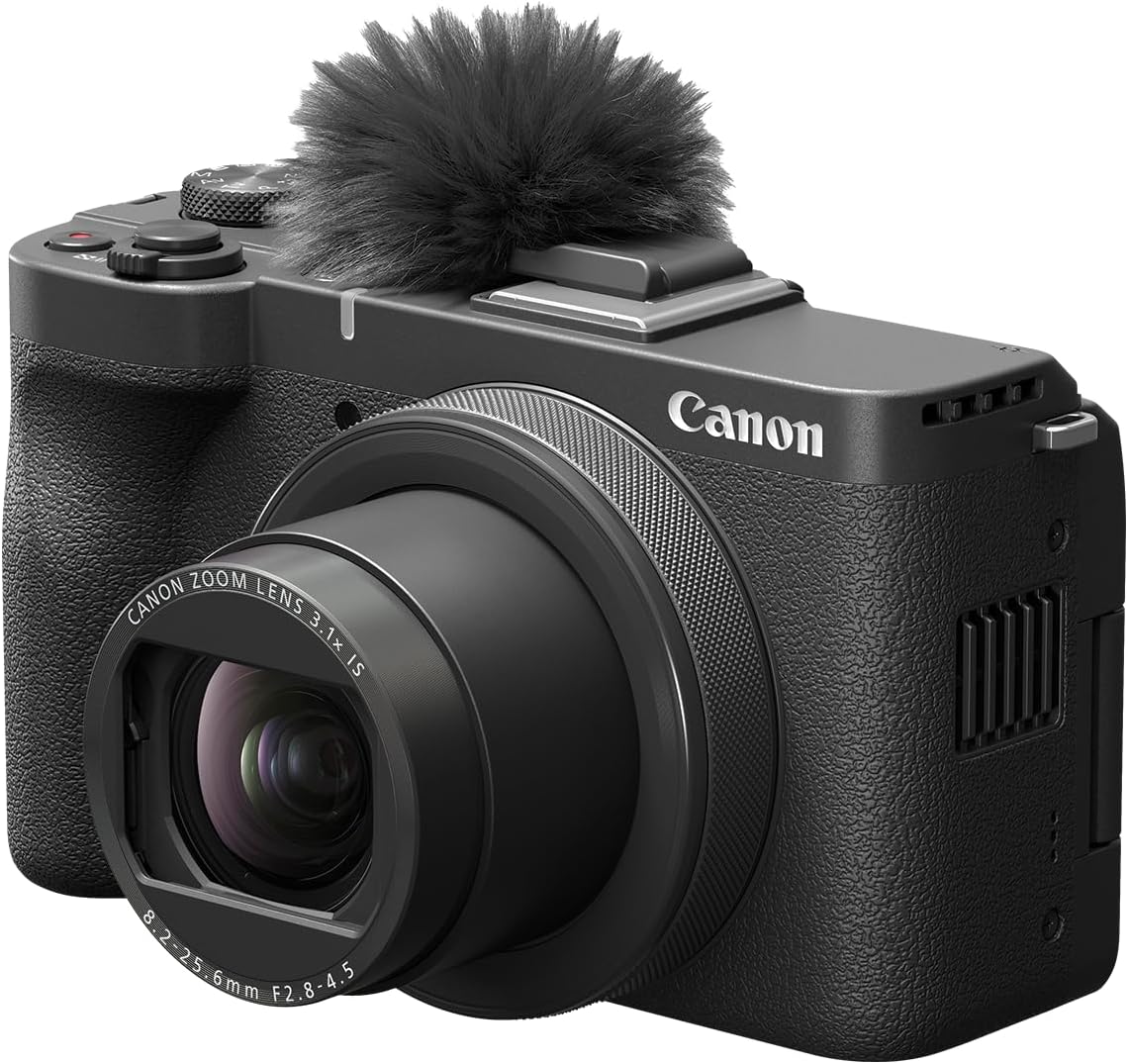 Canon PowerShot V1, Cámara Híbrida, Lente Zoom Ultra Gran Angular I...
