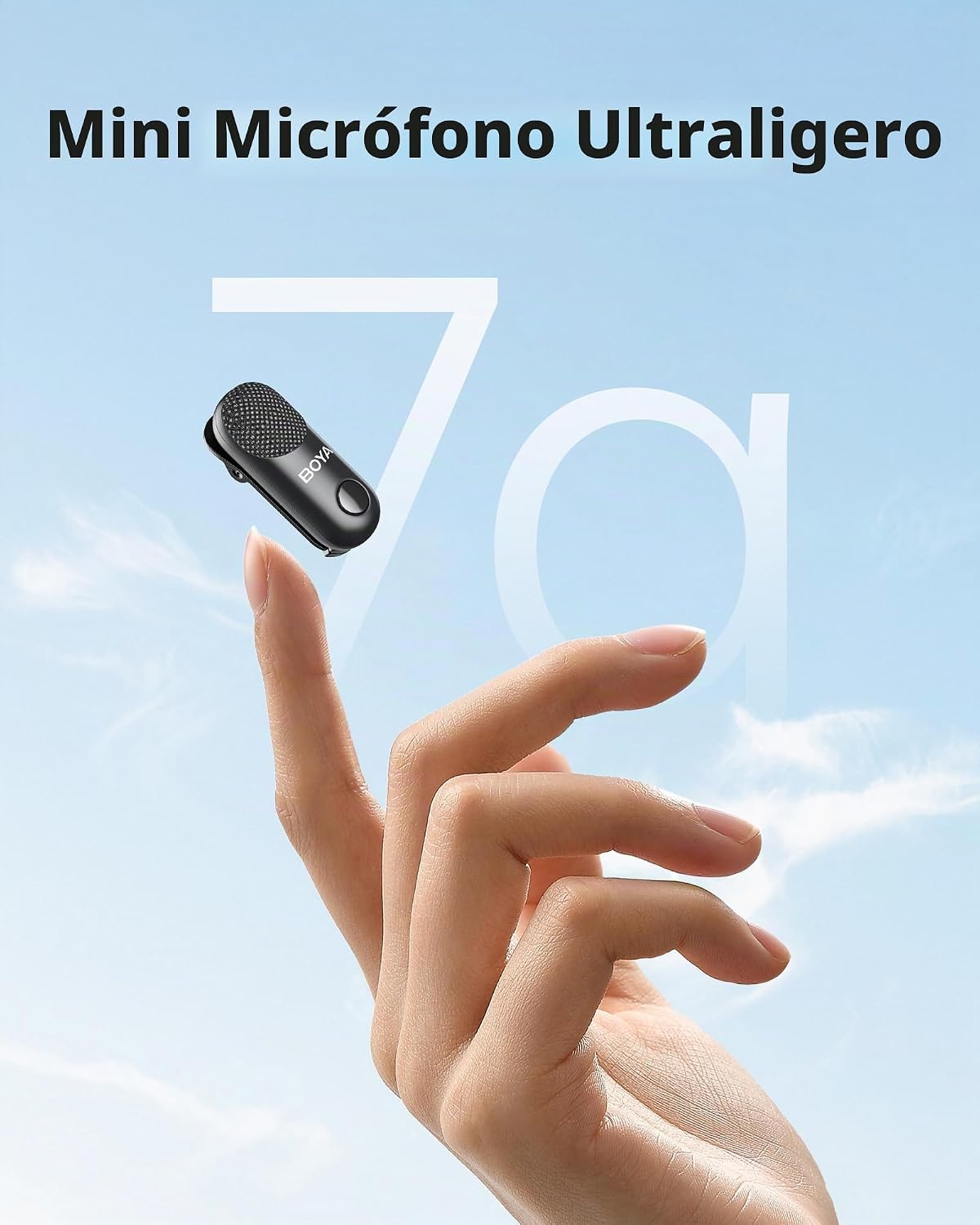 BOYA Mini micrófonos inalámbricos mágicos para iPhone\/Android\/PC\...