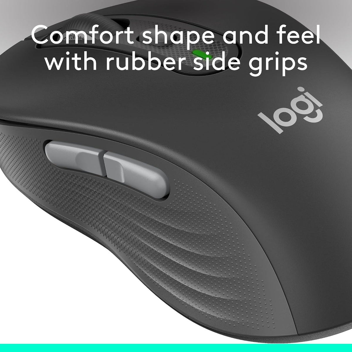 Logitech Signature Plus M750 - Mouse inalámbrico para manos pequeña...