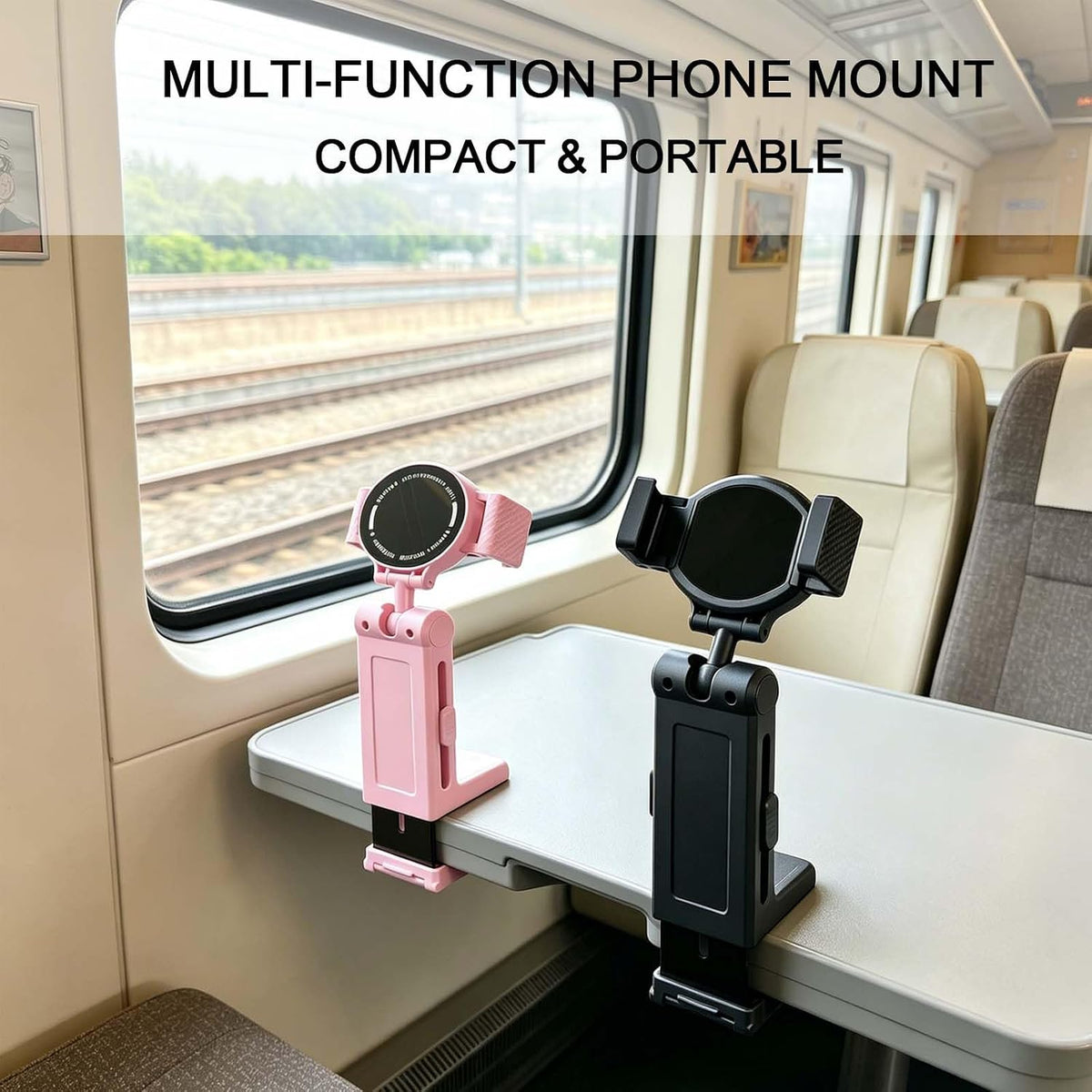 Soporte magnético para teléfono con clip, rotación de 360°, soporte...