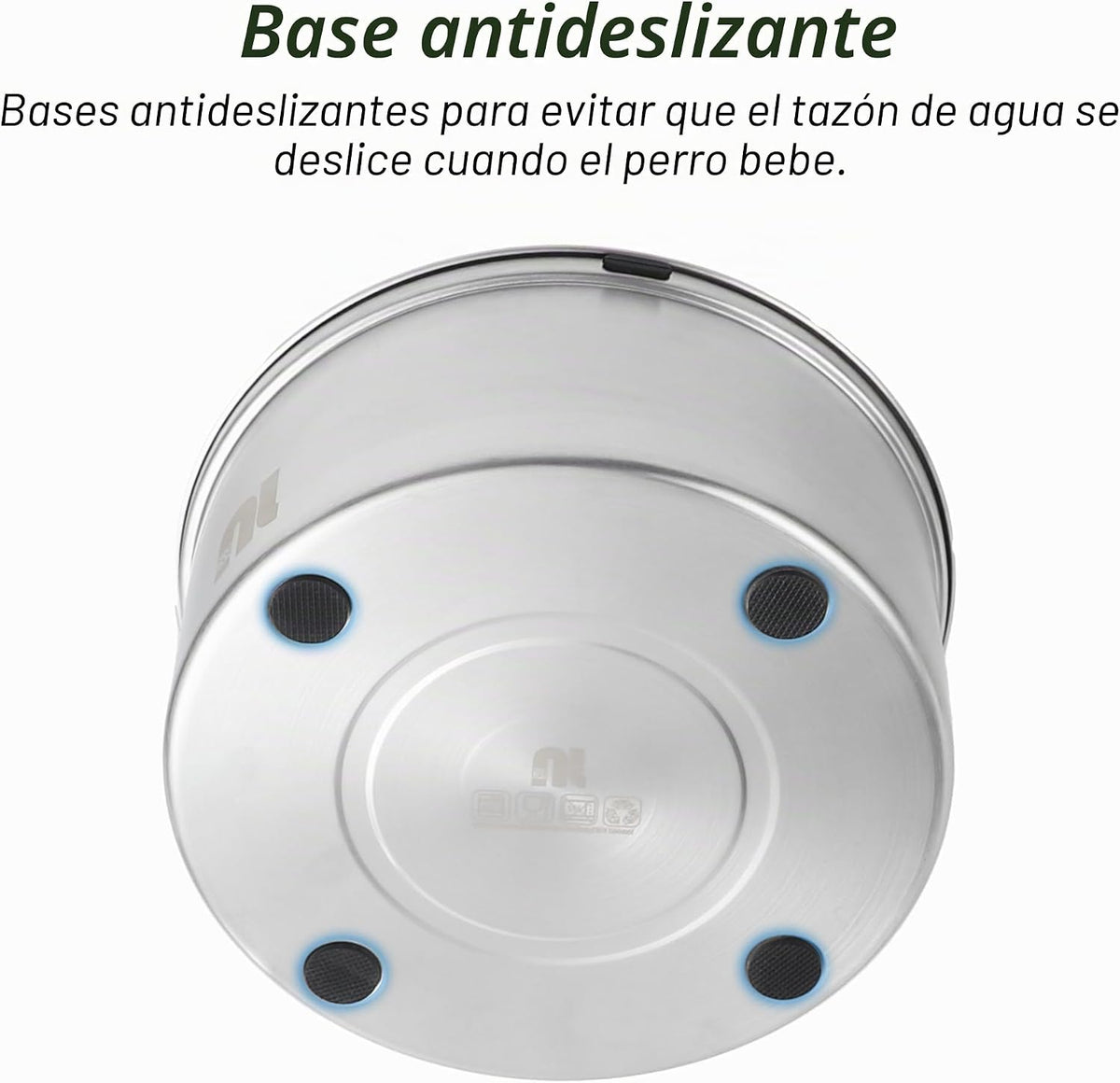 Cuenco de agua para perros de 1 litro\/0.26 galones, sin derrames,...