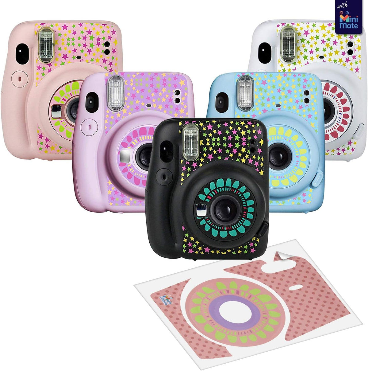 Fujifilm Cámara instantánea Instax Mini 11 azul cielo + paquete de...