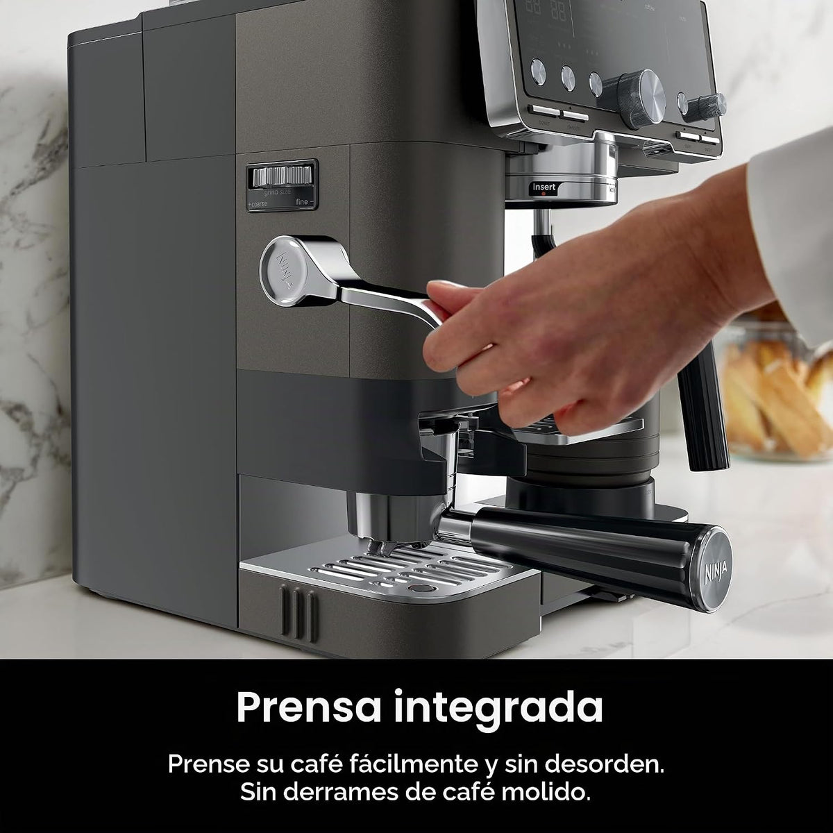 Ninja Luxe Café Pro Series, café expreso, cerveza fría, agua calien...
