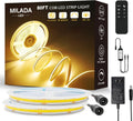 MILADALED 80FT\/24M COB Tira de luz LED 3000K Blanco cálido | Tira...
