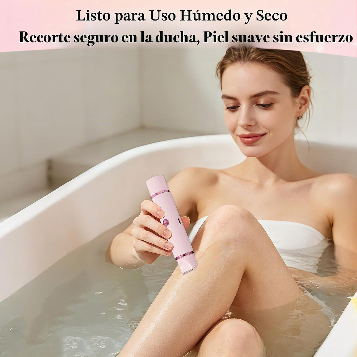 Syaws Recortadora de bikini, depilación facial 2 en 1 para mujeres,...