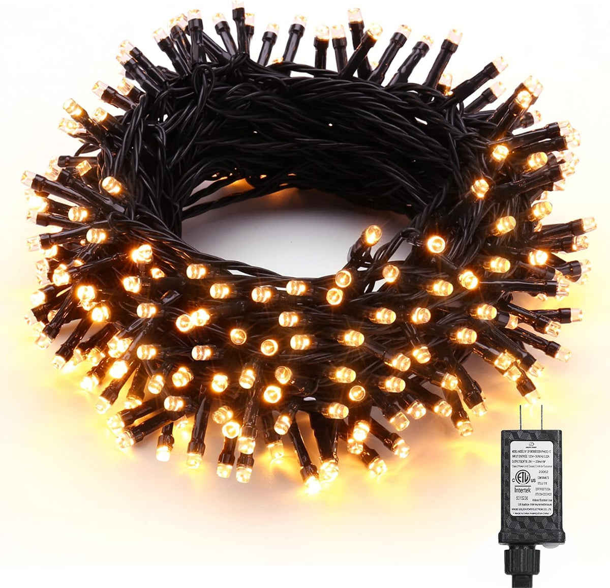 Brizled Luces de Navidad para exteriores, 78.74 pies, 240 luces LED...