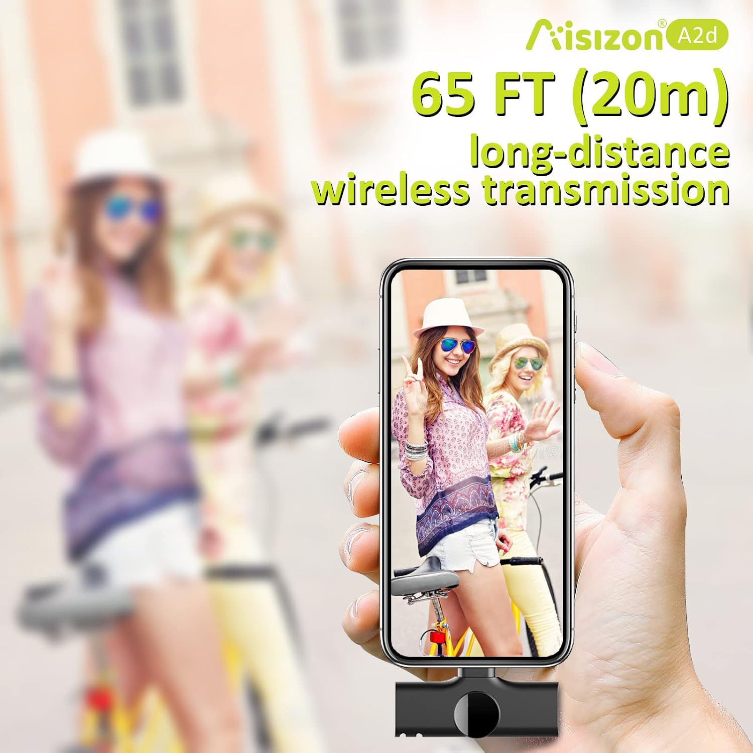 Micrófonos inalámbricos Aisizon, micrófonos inalámbricos con clip,...